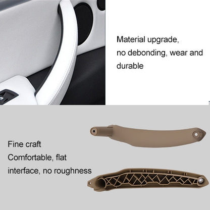 Car Interior Right Handle Inner Door Armrest Panel Pull 51416969402 for BMW X5 / X6, Left Drive(Grey) - In Car by buy2fix | Online Shopping UK | buy2fix