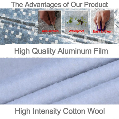 Aluminum Film PEVA Cotton Wool Anti-Dust Waterproof Sunproof Anti-frozen Anti-scratch Heat Dissipation SUV Car Cover with Warning Strips, Fits Cars up to 4.7m(183 inch) in Length - Aluminum Film PEVA by buy2fix | Online Shopping UK | buy2fix