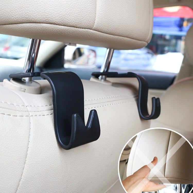 2 PCS Car Seat Back Trunk Bag Hanger Holder Auto Headrest Luggage Hook - Auto Fastener & Clips by 3R | Online Shopping UK | buy2fix
