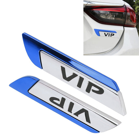 2 PCS Car-Styling Sticker VIP Random Decorative Sticker (Blue) - Decorative Sticker by buy2fix | Online Shopping UK | buy2fix