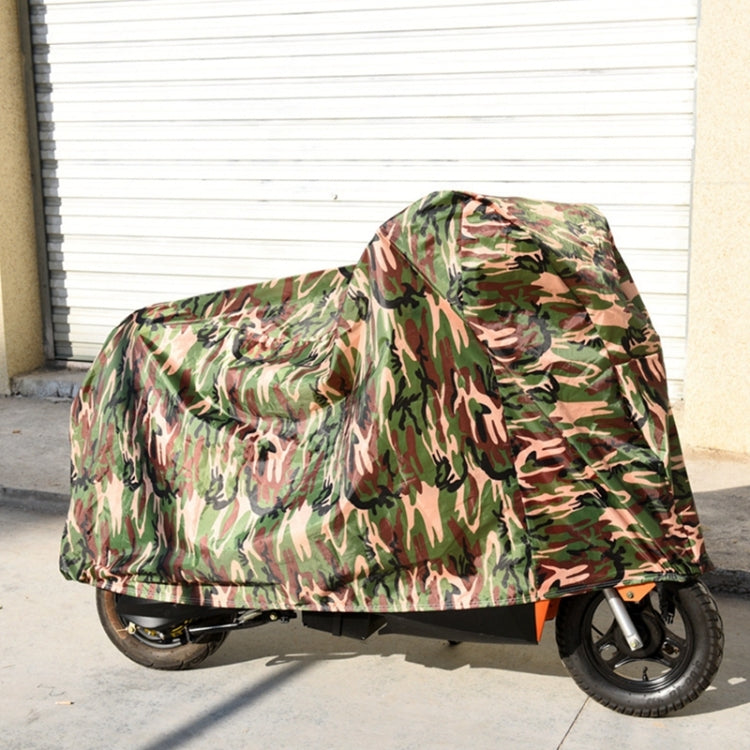 190T Polyester Taffeta All Season Waterproof Sun Motorcycle Mountain Bike Cover Dust & Anti-UV Outdoor Camouflage Bicycle Protector, Size: XL - Raincoat by buy2fix | Online Shopping UK | buy2fix