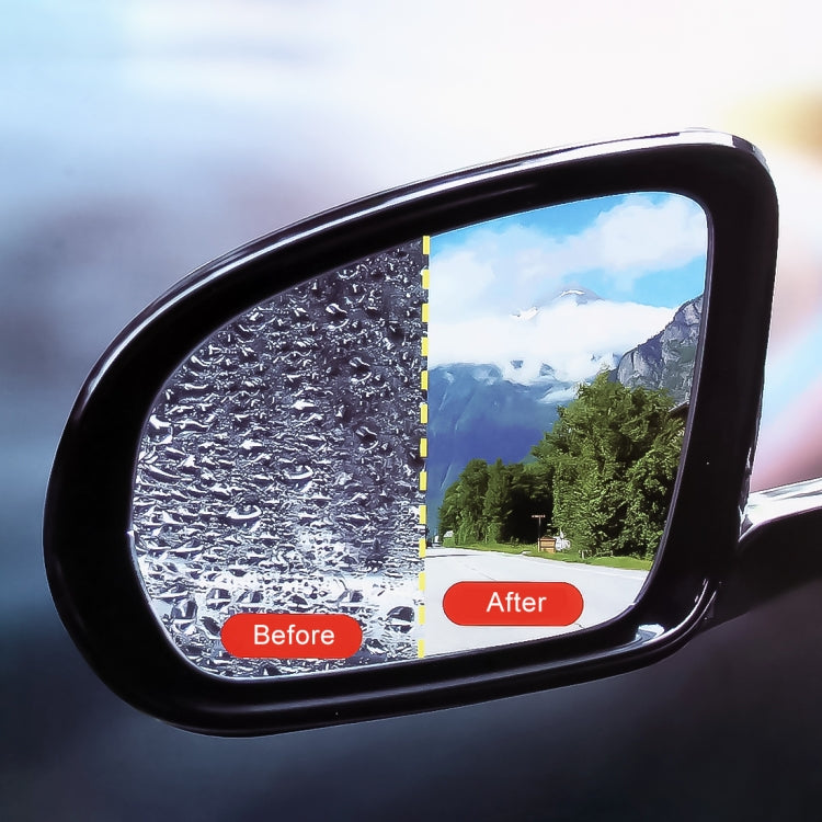 Car Round PET Rearview Mirror Protective Window Clear Anti-fog Waterproof Rain Shield Film for Toyota Corolla 14-18 (Can Customize Other Model) - Auto Film by buy2fix | Online Shopping UK | buy2fix