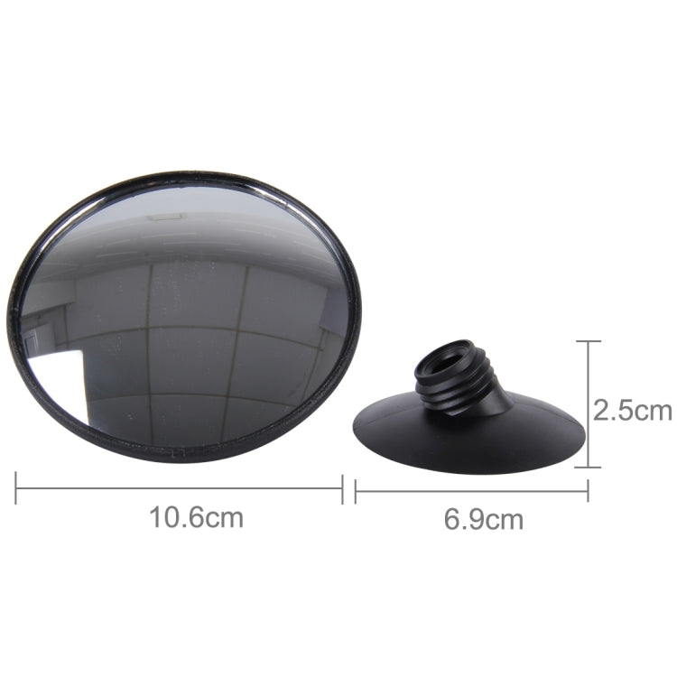 3R-098 Car Blind Spot Rear View Wide Angle Mirror, Diameter: 9.8cm(Black) - Convex Mirror & Accessories by 3R | Online Shopping UK | buy2fix