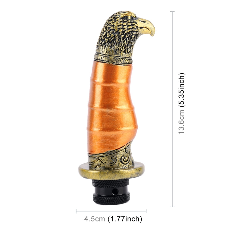 Universal Car Eagle Shape Metal Gear Shift Knob Modified Car Auto Transmission Shift Lever Knob(Gold) - Shift Knob by buy2fix | Online Shopping UK | buy2fix