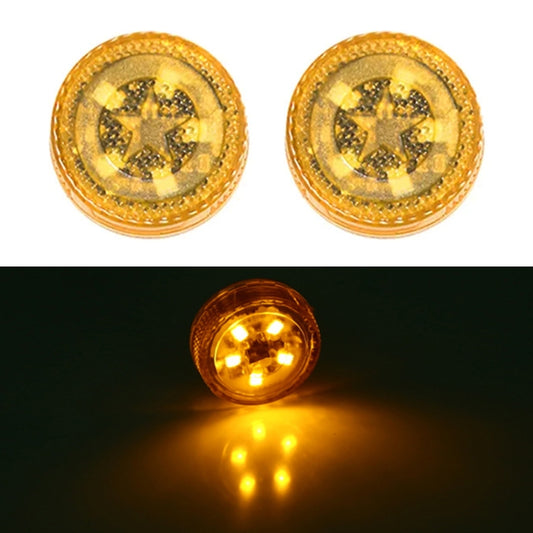 2 PCS Car Door Magnetic Warning Strobe Light Lamp(Yellow Light) - In Car by buy2fix | Online Shopping UK | buy2fix