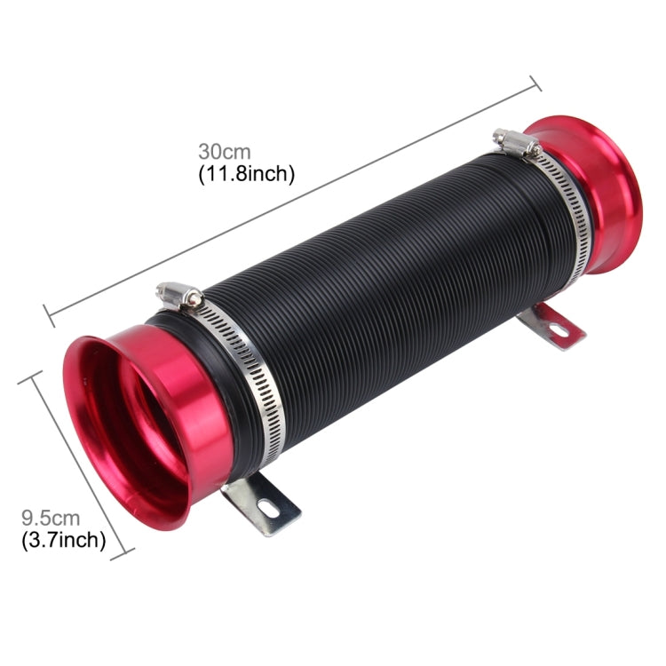 Car Auto Universal Tube Air Filter Adjustable Cold Air Injection Intake System Pipe Without Air Filter - In Car by buy2fix | Online Shopping UK | buy2fix