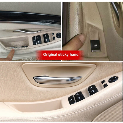 Car Standard Version Inside Doors Handle Pull Trim Cover 5141 7225 873 for BMW F10 F18, Left Driving (Dark Coffee) - In Car by buy2fix | Online Shopping UK | buy2fix