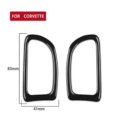 For Chevrolet Corvette C7 2014-2019 Car Dashboard Defogging Vent Decorative Sticker, Left Drive - In Car by buy2fix | Online Shopping UK | buy2fix