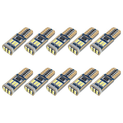 10 PCS T10 DC12V / 1.7W / 6000K / 110LM 9LEDs SMD-4014 Car Clearance Light, with Decoder - In Car by buy2fix | Online Shopping UK | buy2fix