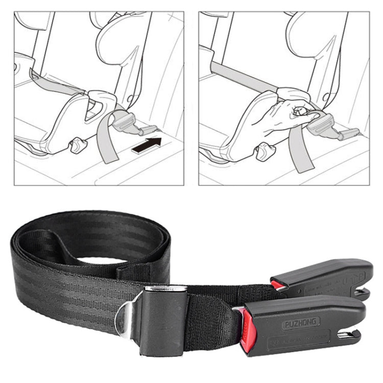 Car Kids Safety Seat Fixing Belt Children ISOFIX Interface Soft Connection Belt - In Car by buy2fix | Online Shopping UK | buy2fix