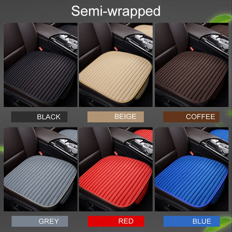 3 in 1 Car Seat Cushion Free Binding Half Inclusive Seat Mat Set (Black) - Seat Accessories by buy2fix | Online Shopping UK | buy2fix