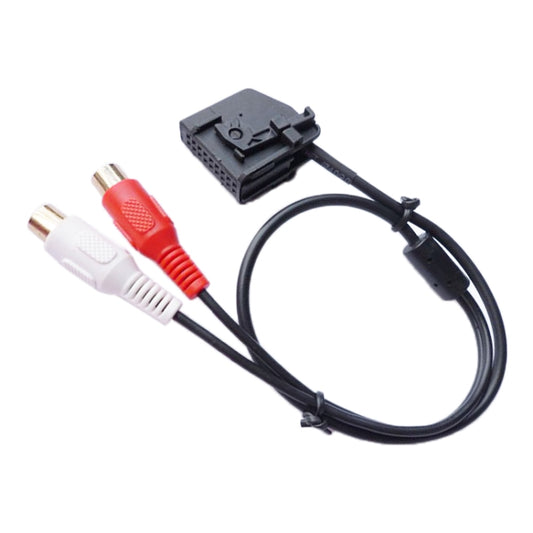 Car 2RCA AUX IN Audio Cable Wiring Harness for Mercedes-Benz Comand 2.0 - In Car by buy2fix | Online Shopping UK | buy2fix
