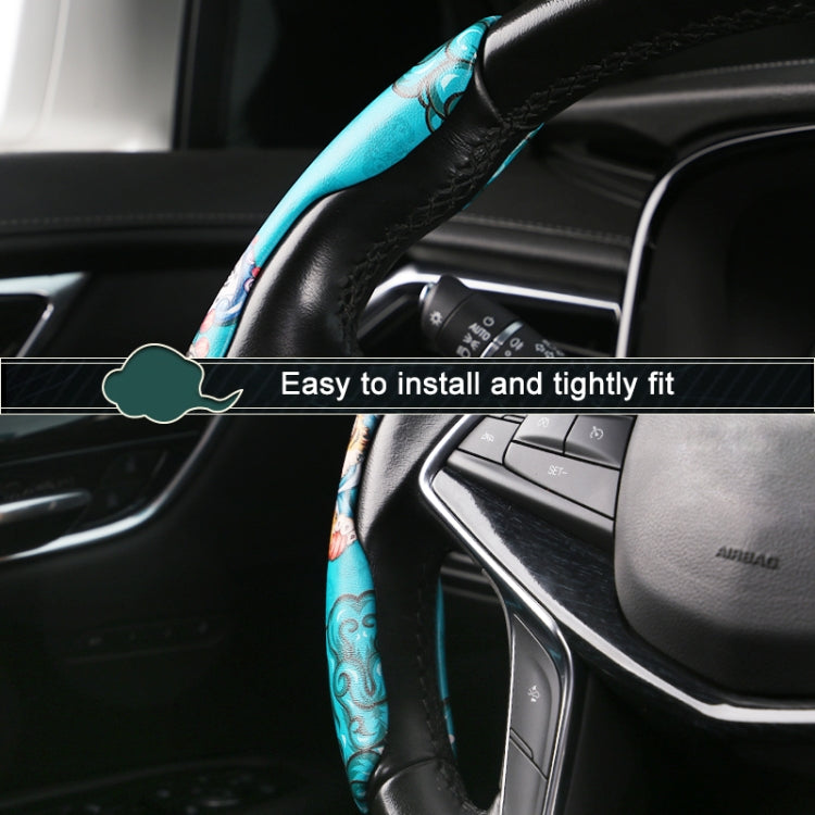 Car Universal China-Chic Relief Steering Wheel Cover (A Born Beauty) - In Car by buy2fix | Online Shopping UK | buy2fix