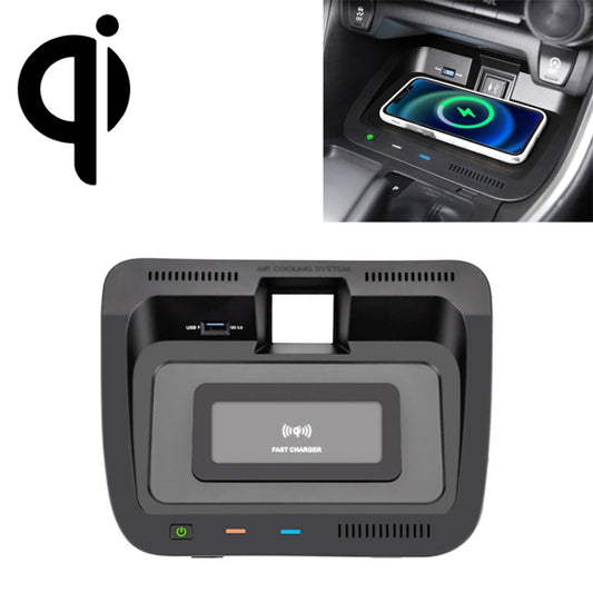 HFC-1062 Car Qi Standard Wireless Charger 10W Quick Charging for Toyota RAV4 2020-2021, Left Driving - In Car by buy2fix | Online Shopping UK | buy2fix