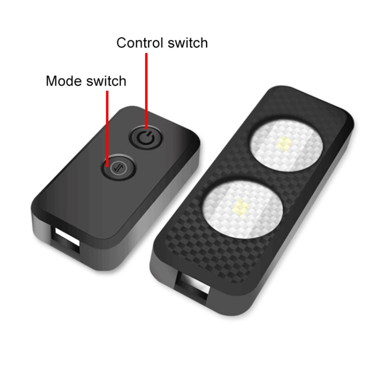 A18 Car Colorful Voice-activated RGB Foot LED Atmosphere Light, Double Light Pure Color Version - In Car by buy2fix | Online Shopping UK | buy2fix
