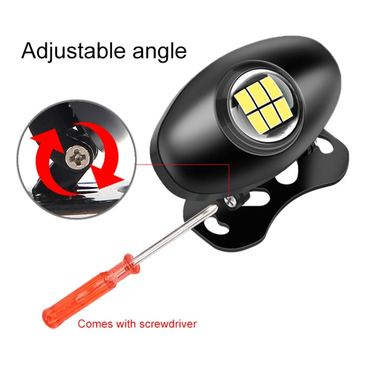 Car Adjustable LED Super Bright Flashing Reversing Light (Black) - In Car by buy2fix | Online Shopping UK | buy2fix