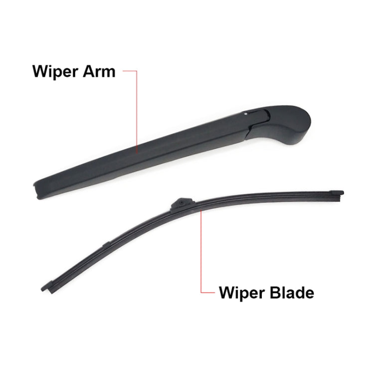 JH-BMW05 For BMW X1 F48 2016-2017 Car Rear Windshield Wiper Arm Blade Assembly 61 62 7 356 224 - In Car by buy2fix | Online Shopping UK | buy2fix