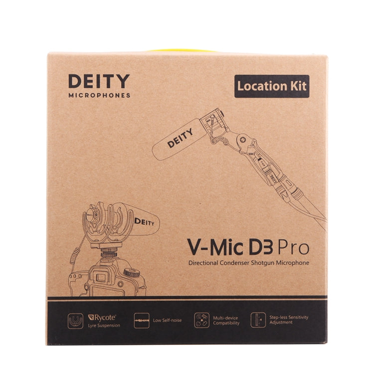 Deity V-Mic D3 Pro Kit Directional Condenser Shotgun Microphone with Shock Mount with Handle (Black) - Consumer Electronics by Aputure | Online Shopping UK | buy2fix