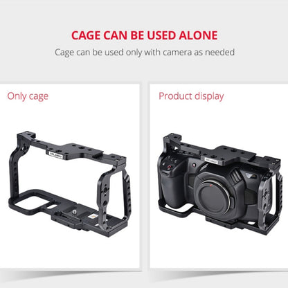 YELANGU C9 YLG0911A-A Video Camera Cage Stabilizer for DJI BMPCC 4K (Black) - Camera Accessories by YELANGU | Online Shopping UK | buy2fix