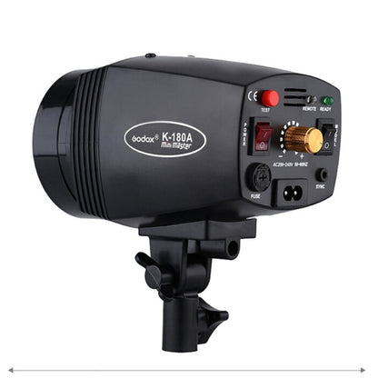 Godox K-180A Mini Master 180Ws Studio Flash Light Photo Flash Speedlight(UK Plug) - Camera Accessories by Godox | Online Shopping UK | buy2fix