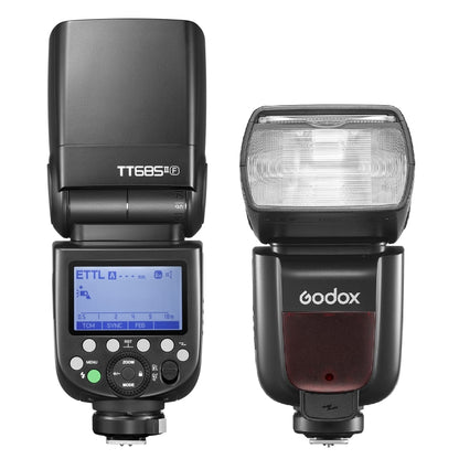 Godox TT685II-F 2.4GHz Wireless TTL HSS 1/8000s Flash Speedlite for FUJIFILM (Black) - Shoe Mount Flashes by Godox | Online Shopping UK | buy2fix