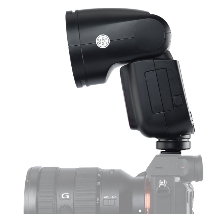 Godox V1S Round Head TTL Flash Speedlite for Sony (Black) - Shoe Mount Flashes by Godox | Online Shopping UK | buy2fix