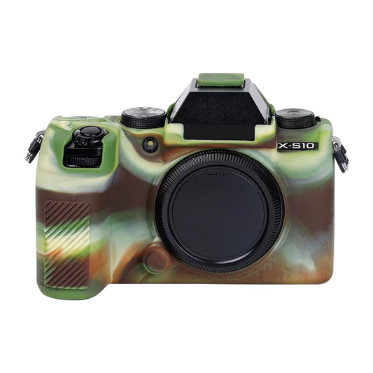 Soft Silicone Protective Case for FUJIFILM X-S10 (Camouflage) - Camera Accessories by buy2fix | Online Shopping UK | buy2fix