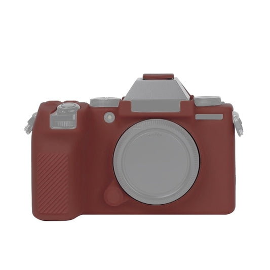 Soft Silicone Protective Case for FUJIFILM X-S10(Coffee) - Camera Accessories by buy2fix | Online Shopping UK | buy2fix