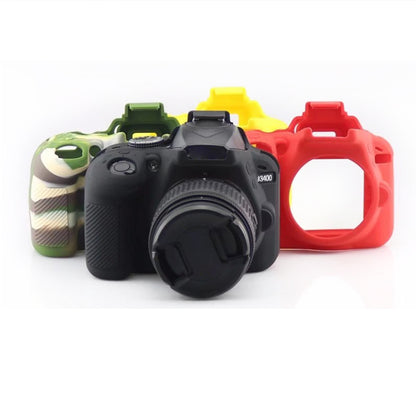 Soft Silicone Protective Case for Nikon D3400 / D3300 (Yellow) - Camera Accessories by buy2fix | Online Shopping UK | buy2fix