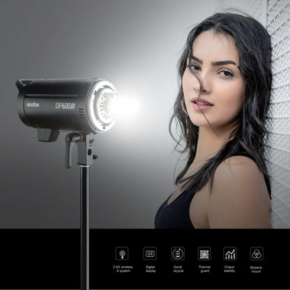 Godox DP600III Studio Flash Light 600Ws Bowens Mount Studio Speedlight(UK Plug) - Camera Accessories by Godox | Online Shopping UK | buy2fix