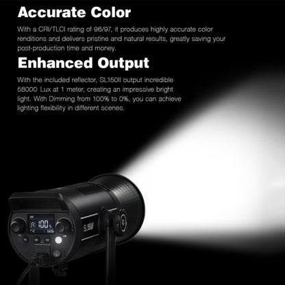 Godox SL150II 150W 5600K Daylight-balanced LED Light Studio Continuous Photo Video Light(EU Plug) - Camera Accessories by Godox | Online Shopping UK | buy2fix