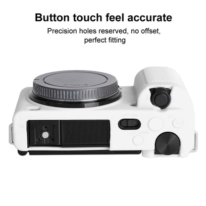 For Sony ZV-E10 Soft Silicone Protective Case (White) - Camera Accessories by buy2fix | Online Shopping UK | buy2fix