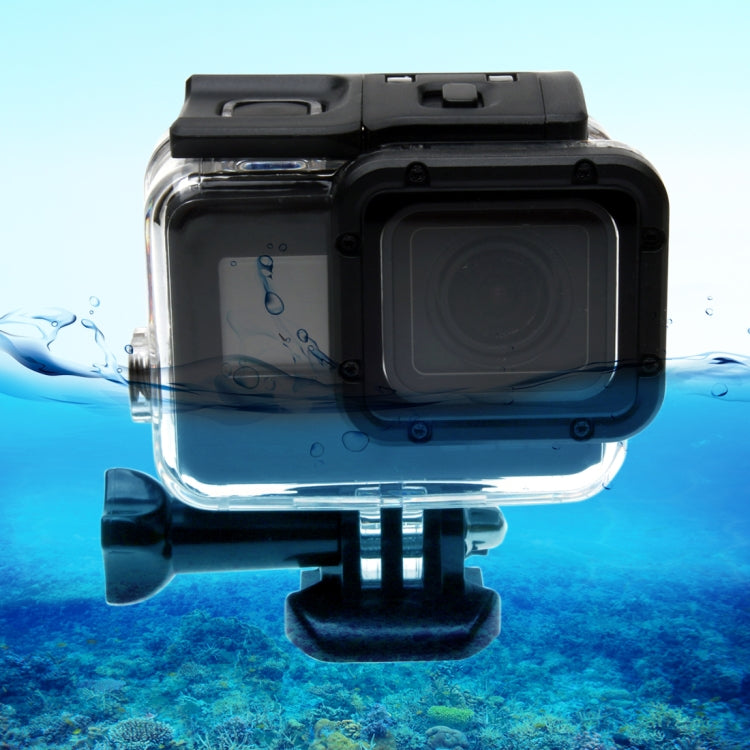 For GoPro  NEW HERO /HERO6   /5  30m Waterproof Housing Protective Case + Hollow Back Cover with Buckle Basic Mount & Screw, No Need to Disassemble Lens(GP413) - DJI & GoPro Accessories by buy2fix | Online Shopping UK | buy2fix