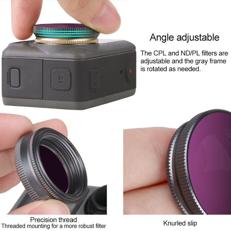 Sunnylife OA-FI171 ND4 Lens Filter for DJI OSMO ACTION - DJI & GoPro Accessories by Sunnylife | Online Shopping UK | buy2fix