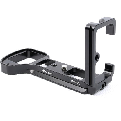 FITTEST LB-A6500 Vertical Shoot Quick Release L Plate Bracket Base Holder for Sony  ILCE-6500 (A6500) Camera Metal Ballhead(Black) - Camera Accessories by FITTEST | Online Shopping UK | buy2fix