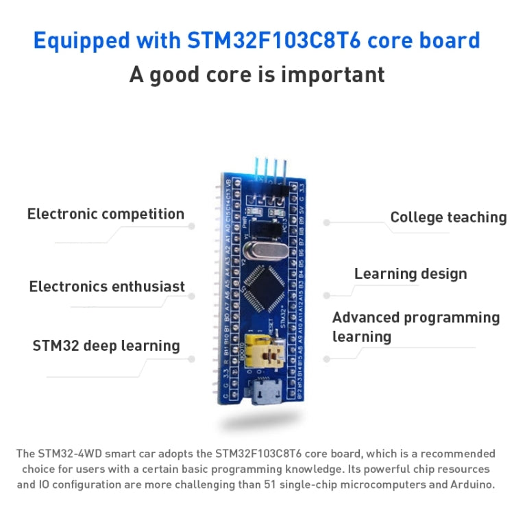 Yahboom STM32 4WD Smart Robot Car Bitbot - Others by YAHBOOM | Online Shopping UK | buy2fix