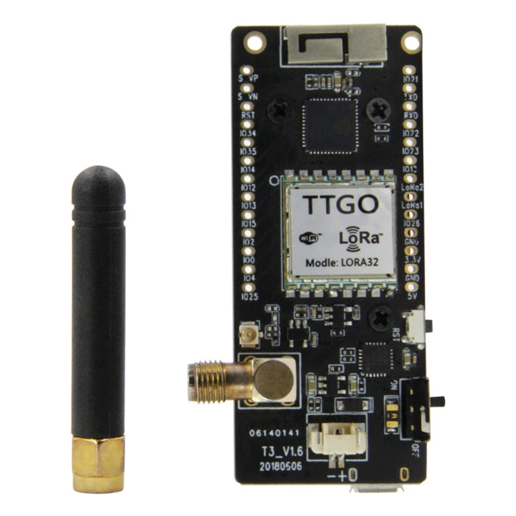 TTGO LORA32 V2.1 ESP32 0.96 inch OLED Bluetooth WiFi Wireless Module 868MHz SMA IP5306 Module with Antenna - Module by TTGO | Online Shopping UK | buy2fix