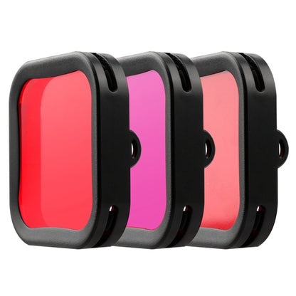 For DJI Osmo Action Underwater Waterproof Housing Diving Case Kits with Pink / Red / Purple Lens Filter - DJI & GoPro Accessories by buy2fix | Online Shopping UK | buy2fix