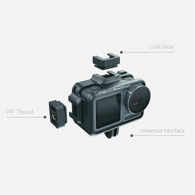 PGYTECH P-11B-010 Sports Camera Rabbit Cage Accessory Vlog for DJI Osmo Action - DJI & GoPro Accessories by PGYTECH | Online Shopping UK | buy2fix