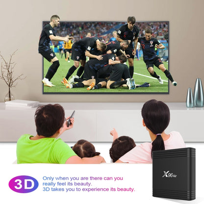 X96 Air 8K Smart TV BOX Android 9.0 Media Player with Remote Control, Quad-core Amlogic S905X3, RAM: 4GB, ROM: 64GB, Dual Band WiFi, Bluetooth, UK Plug - Consumer Electronics by buy2fix | Online Shopping UK | buy2fix