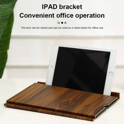 12 Inch Log HD Mobile Phone Screen Amplifier(Golden Wood Grain) - Screen Magnifier by buy2fix | Online Shopping UK | buy2fix