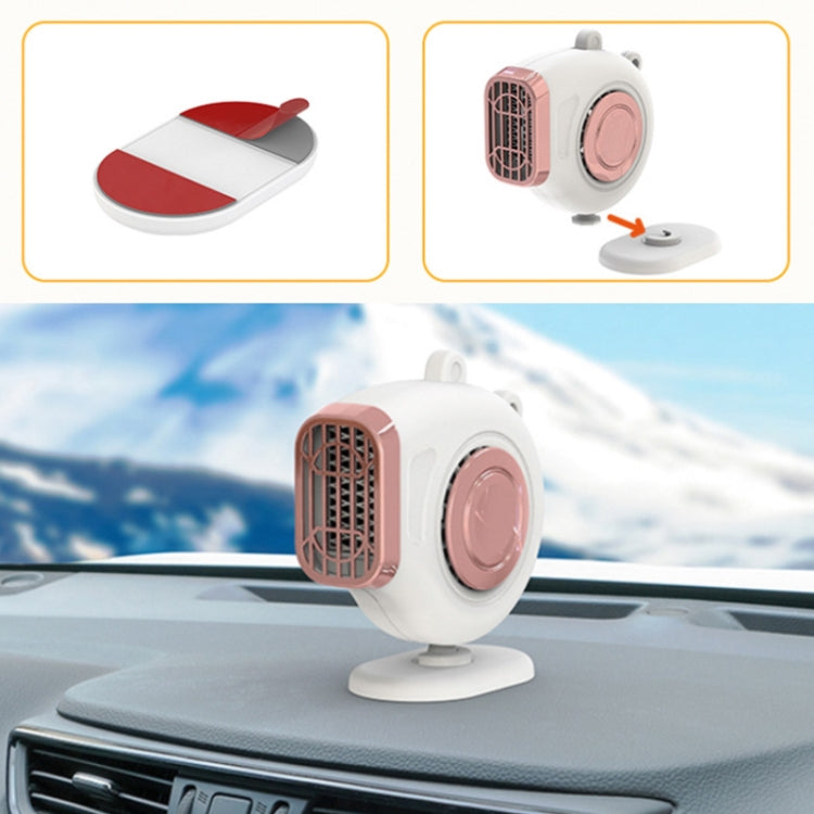 Portable Car Dashboard Electric Heater Winter Defroster, Voltage:24V(Pink) - Heating & Fans by buy2fix | Online Shopping UK | buy2fix