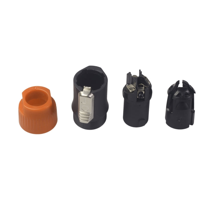 NL4FC 2221 4 Pin Plug Male Speaker Audio Connector(Orange) - Consumer Electronics by buy2fix | Online Shopping UK | buy2fix