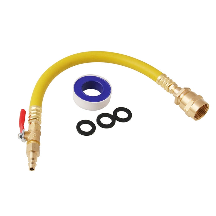 RV Hose Kit Sprinkler Spray Adapter 15 inch Hose + 1/4 inch Industrial Plug + Switch Valve -  by buy2fix | Online Shopping UK | buy2fix