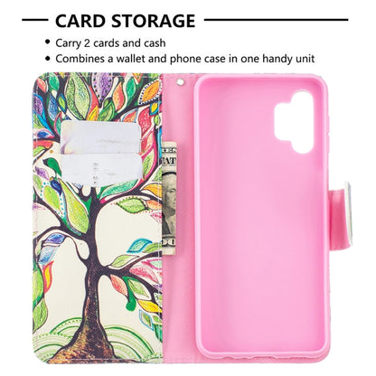 For Samsung Galaxy A32 5G Colored Drawing Pattern Horizontal Flip Leather Case with Holder & Card Slots & Wallet(Tree Life) - Samsung Accessories by buy2fix | Online Shopping UK | buy2fix