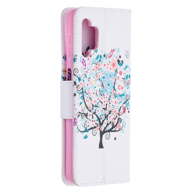 For Samsung Galaxy A32 5G Colored Drawing Pattern Horizontal Flip Leather Case with Holder & Card Slots & Wallet(Tree) - Samsung Accessories by buy2fix | Online Shopping UK | buy2fix