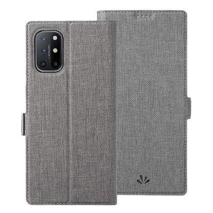 For OnePlus 8T ViLi K Series Shockproof TPU + PU Leather Magnetic Buckle Horizontal Flip Case with Card Slots & Wallet & Holder(Grey) - OnePlus Cases by ViLi | Online Shopping UK | buy2fix