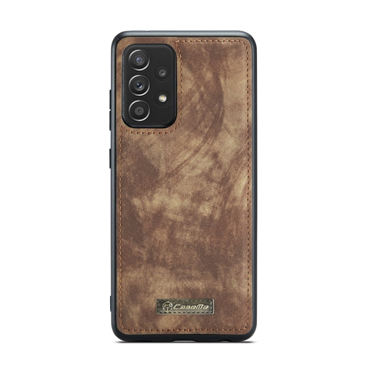 For Samsung Galaxy A72 5G / 4G CaseMe-008 Detachable Multifunctional Flip Leather Phone Case(Brown) - Galaxy Phone Cases by CaseMe | Online Shopping UK | buy2fix