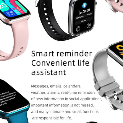 Z15 1.69 inch Touch Screen IP67 Waterproof Smart Watch, Support Blood Pressure Monitoring / Sleep Monitoring / Heart Rate Monitoring(Green) - Smart Wear by buy2fix | Online Shopping UK | buy2fix