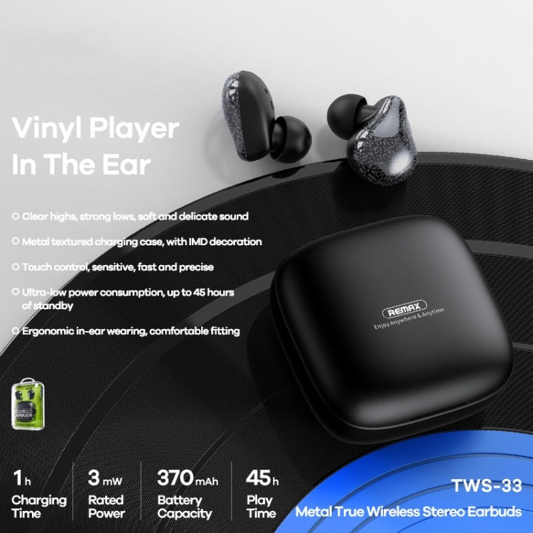 Remax TWS-33 Bluetooth 5.0 True Wireless Stereo Music Bluetooth Earphone(Green) - TWS Earphone by REMAX | Online Shopping UK | buy2fix